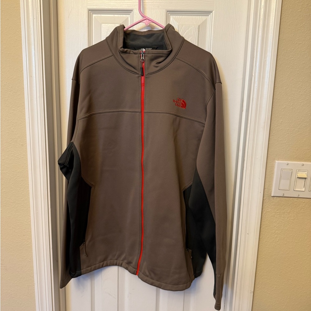 The North Face Brown and Red Performance Jacket
